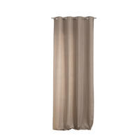 FERTIGVORHANG mit Ösen 140x280cm - Beige, Textil (140/280cm) - Dekoria