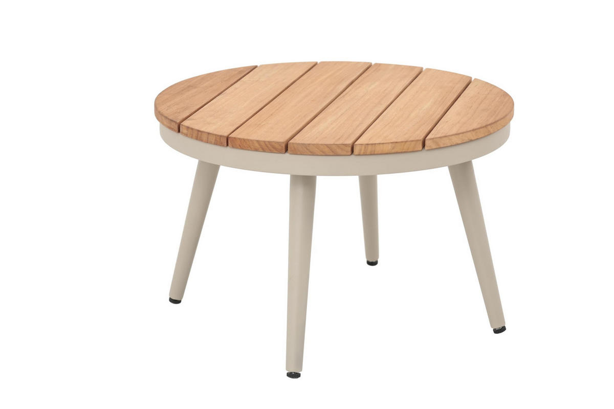 GARTENLOUNGESET Linda Loungegruppe Gartenmöbel - Hellbraun, Kunststoff - DELUKE