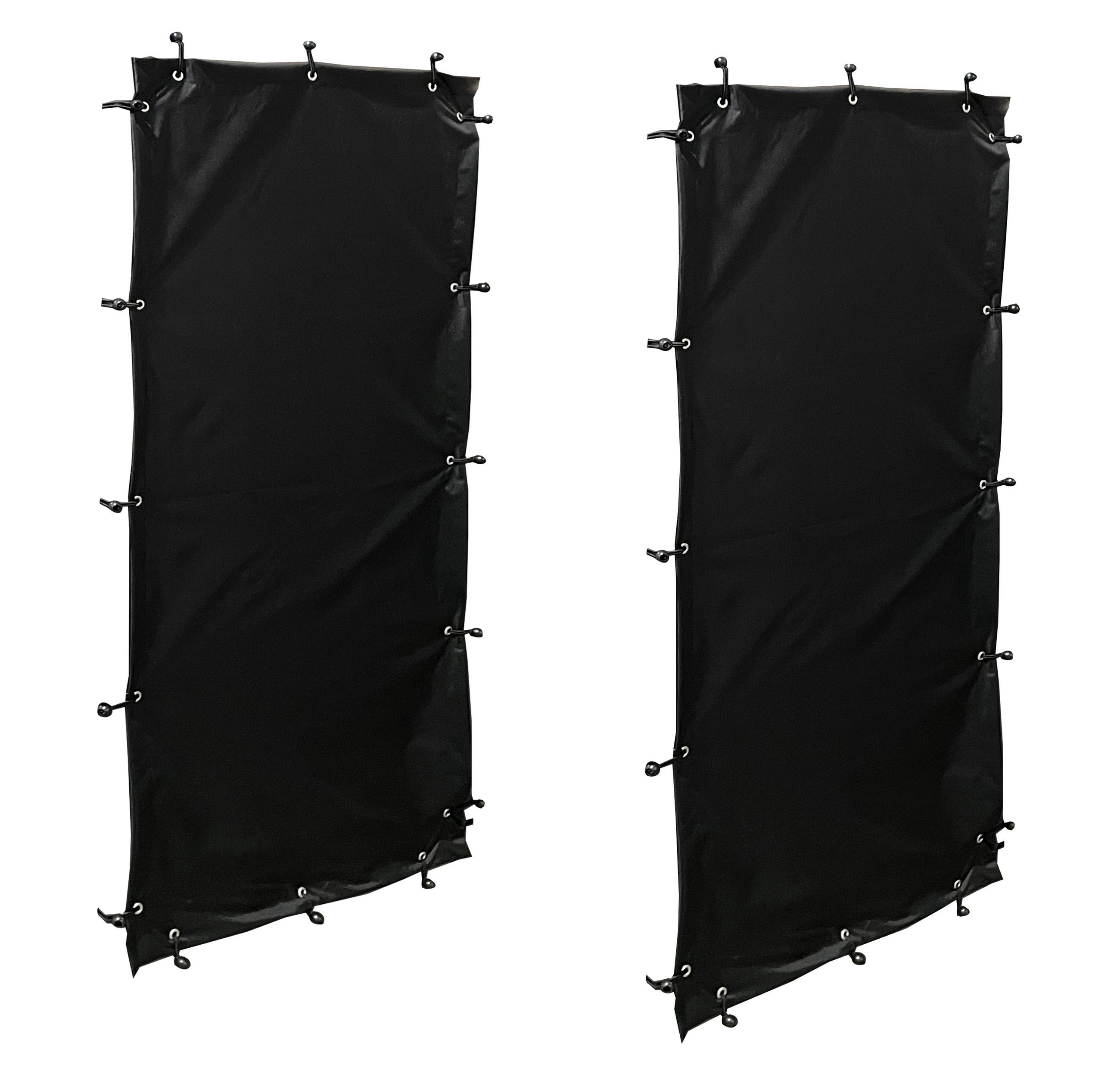 WETTERSCHUTZ für Kaminholzregal 70x185cm - Schwarz, Kunststoff (66/148/1cm) - QUICK STAR