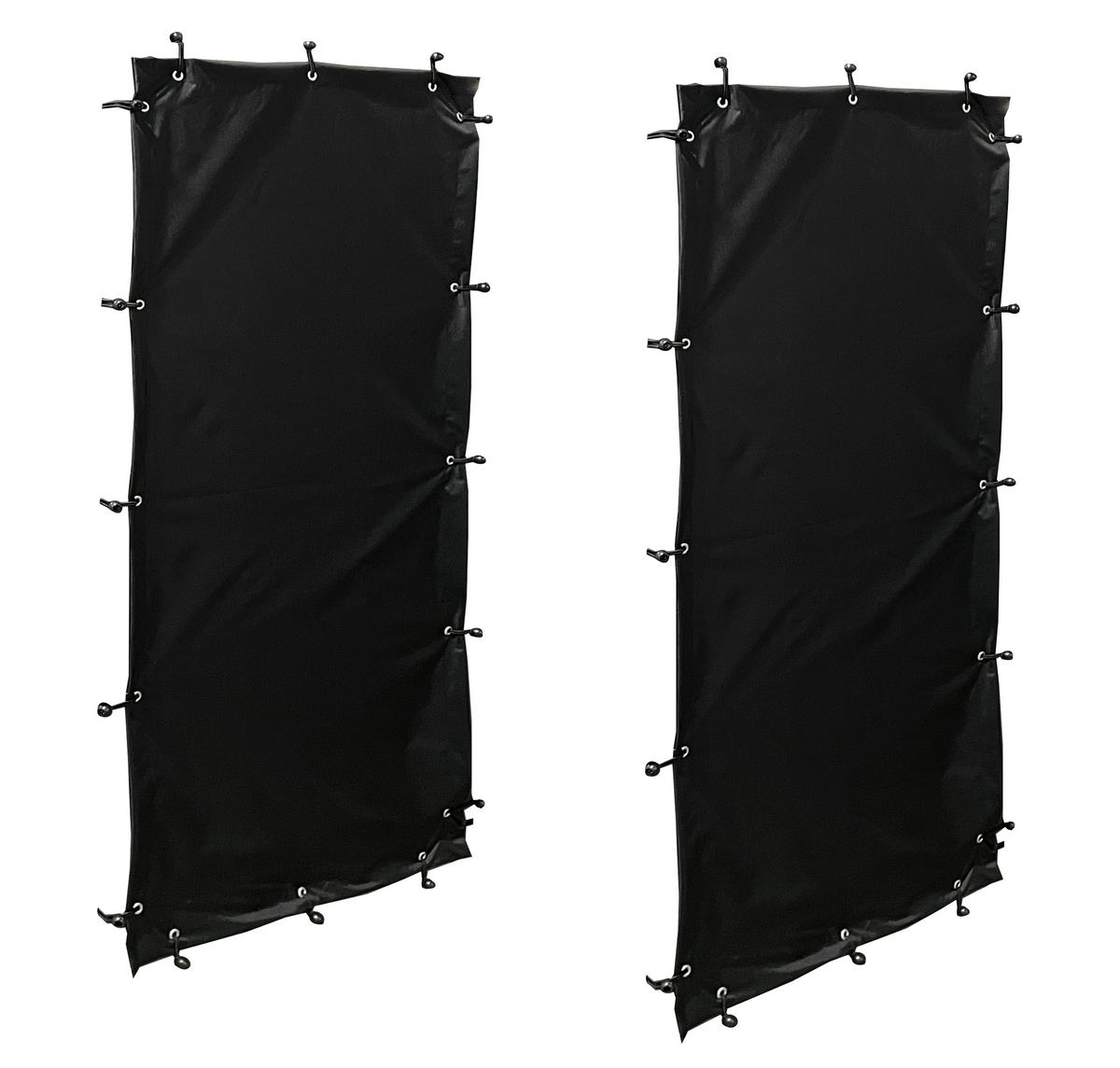 WETTERSCHUTZ für Kaminholzregal 70x185cm - Schwarz, Kunststoff (66/148/1cm) - QUICK STAR