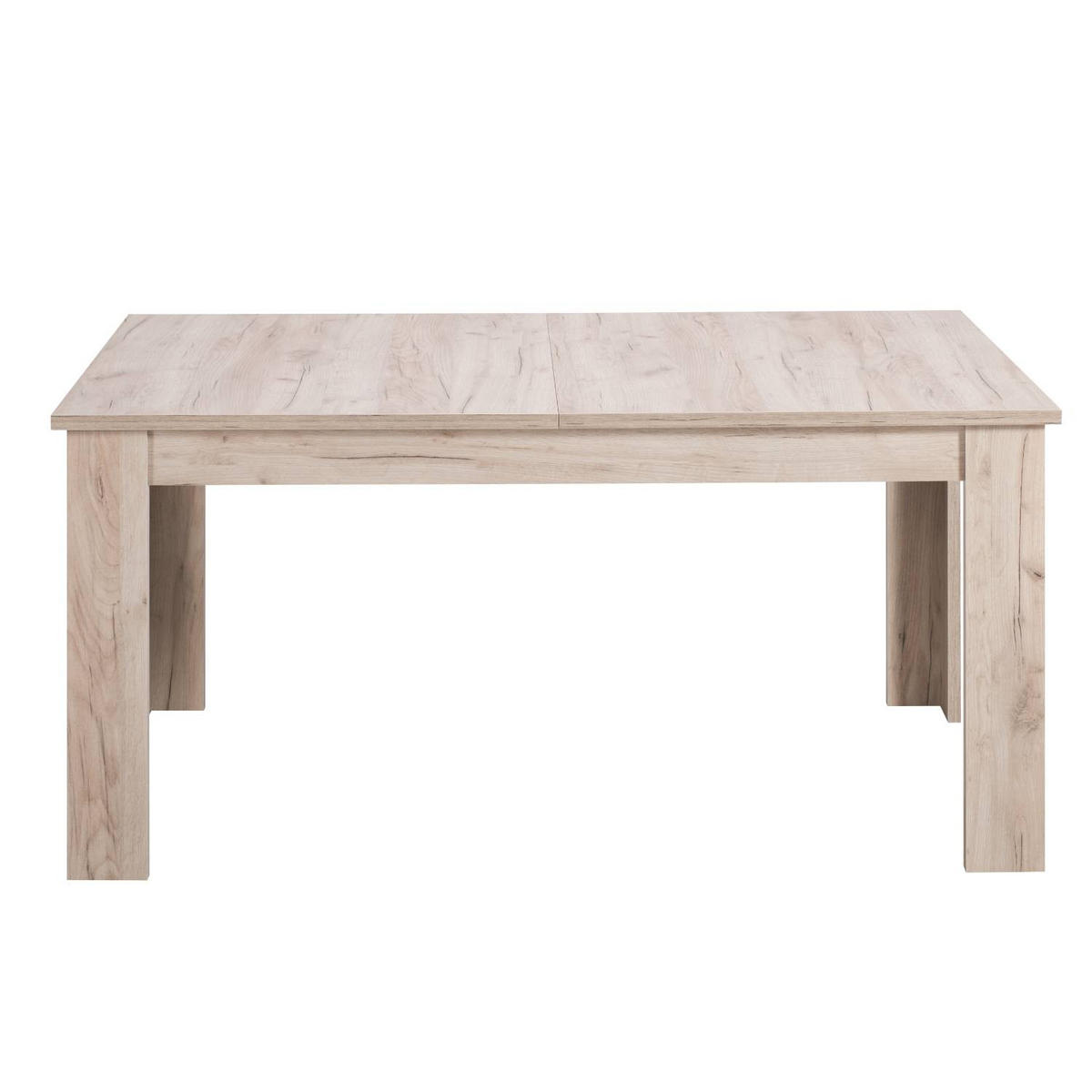 ESSTISCH in Holzwerkstoff 160-200/90/75 cm ausziehbar - Graubraun, Holz (90/160/76cm) - Homestyle4u
