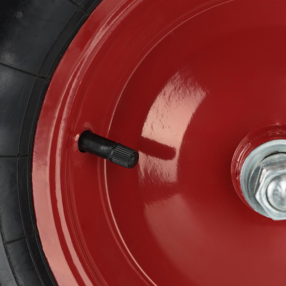 SCHUBKARRENRAD - Multicolor, Kunststoff/Metall (39/9/39cm) - Relaxdays