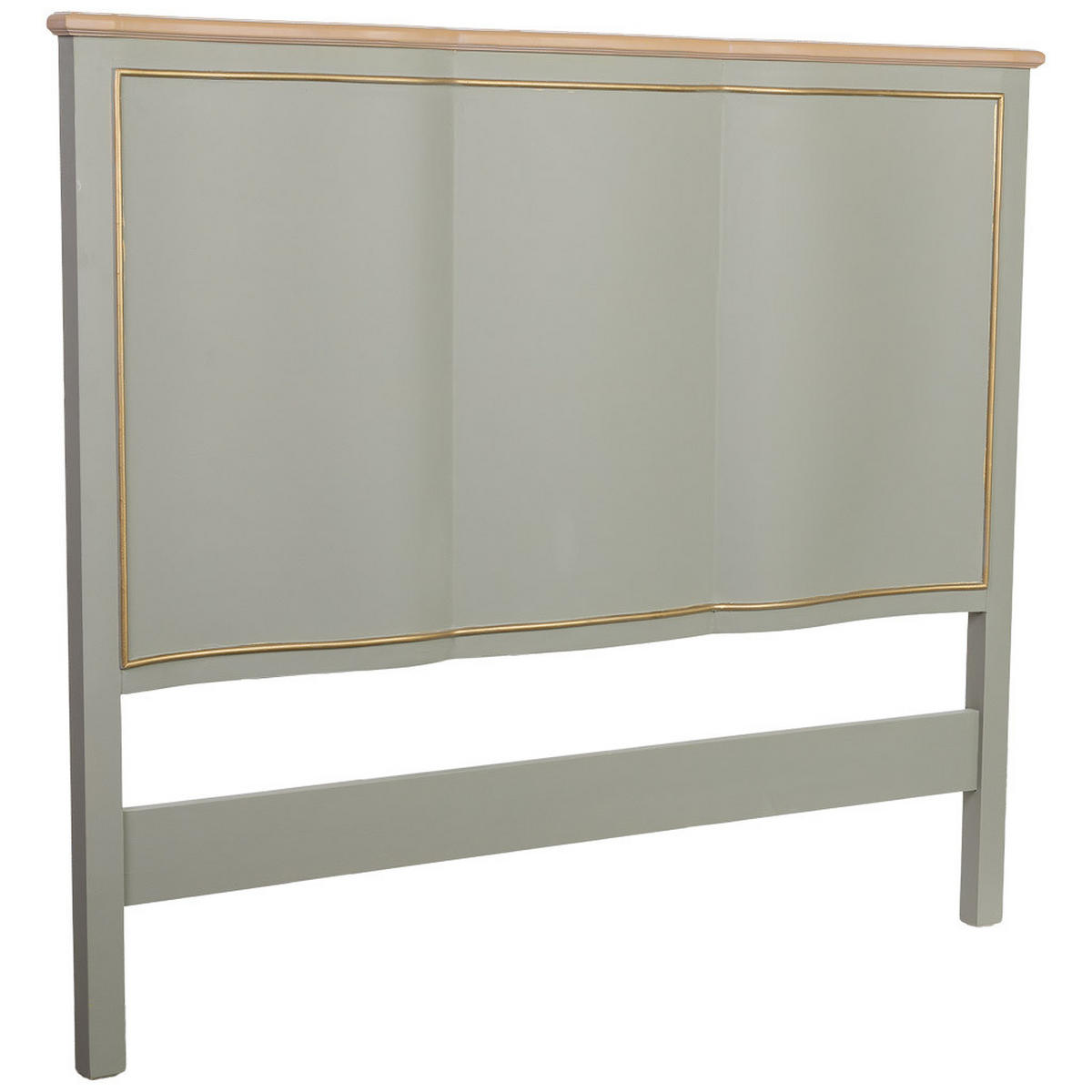 KOPFTEIL aus Holz, 150x6x130cm - Grün, Holz (150/130/6cm) - Wanderlust