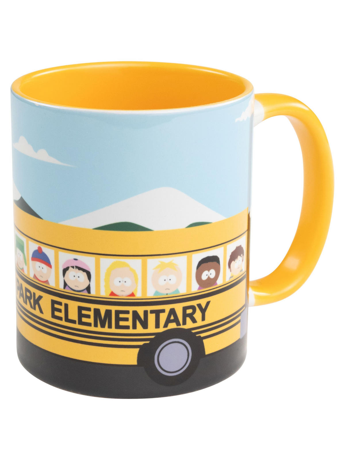 KAFFEEBECHER South Park Elementary Bus Gelb 320 ml - Gelb, Keramik (0.32L) - United Labels