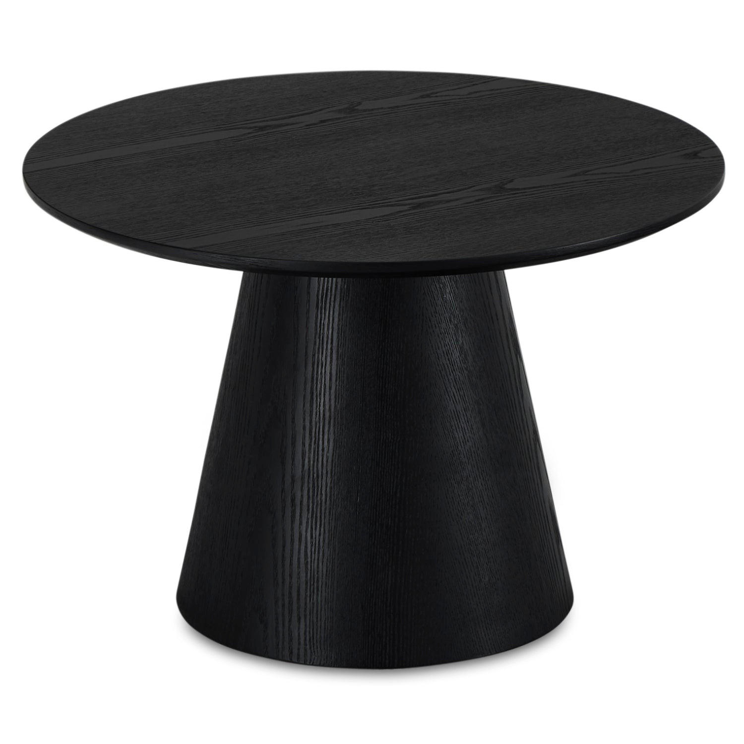 COUCHTISCH rund Schwarz 60/60/40 cm - Schwarz, Holz (60/60/40cm) - Furnhouse