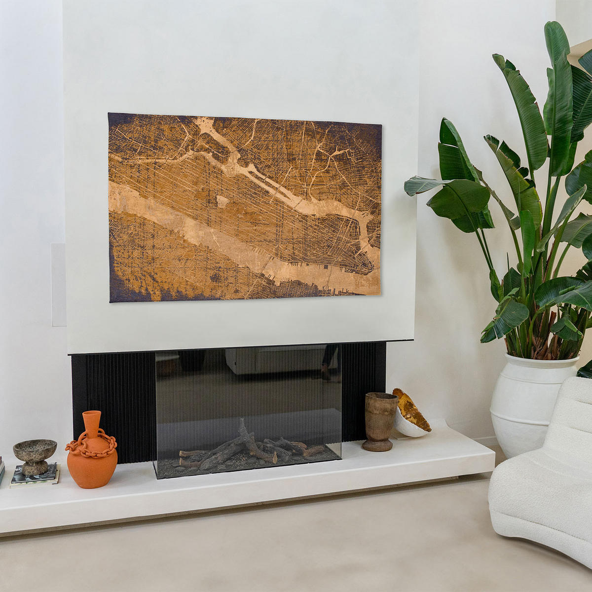 TEPPICH In-/Outdoor Flachgewebe GOLD CITY Gelb 240 x 340 cm - Gelb, Textil (240/340cm) - Novatrend