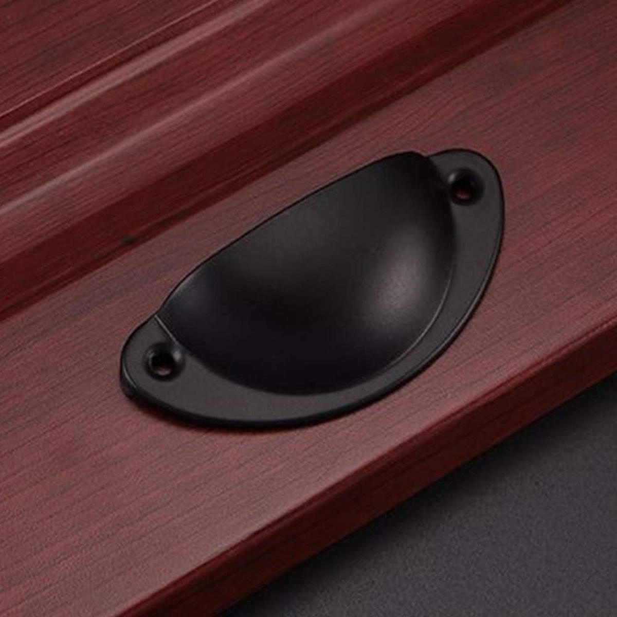 MÖBELGRIFF Schwarz 10er-Set 82 mm - Schwarz, Metall (3.5/3.5/8.2cm)