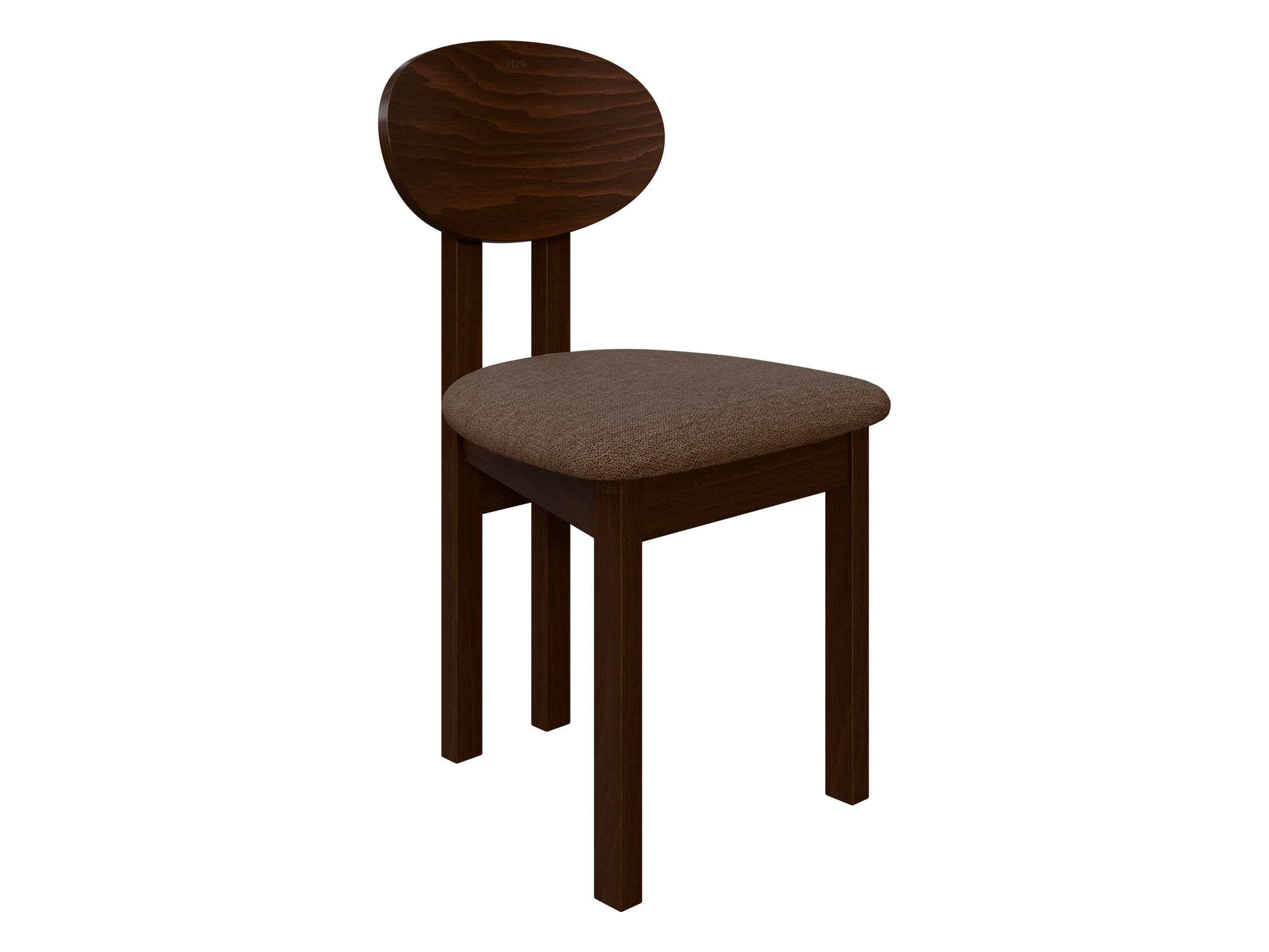 ESSZIMMERSTUHL Divo III - Nussbaumfarben/Braun, Holz/Textil (47/85/48cm) - MIRJAN24