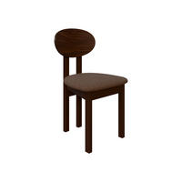 ESSZIMMERSTUHL Divo III - Nussbaumfarben/Braun, Holz/Textil (47/85/48cm) - MIRJAN24