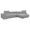 ECKSOFA Torezio Cord, Seite: Rechts - Grau, Holz/Textil (274/203cm) - MIRJAN24
