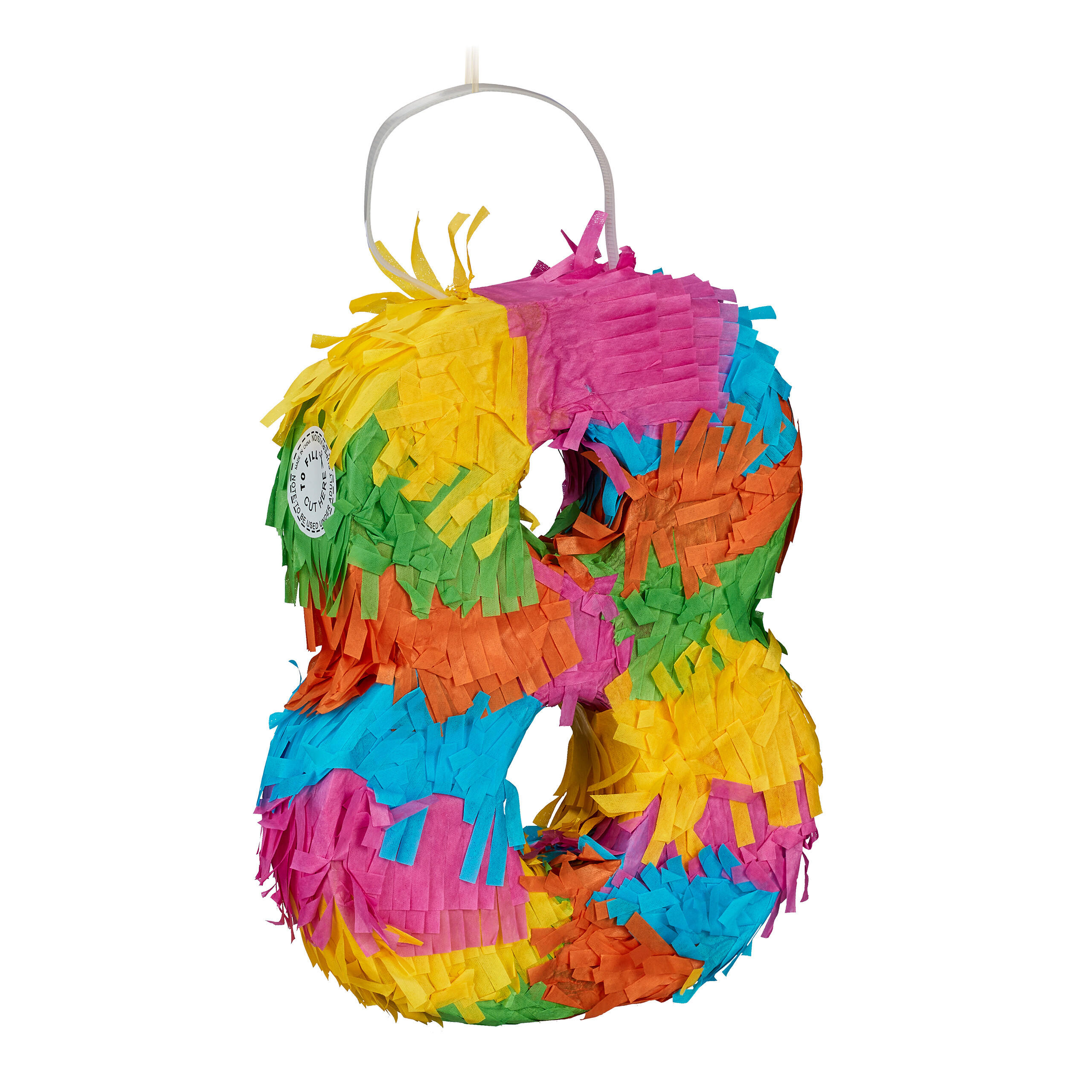 Relaxdays Pinata Mehrfarbig 15.5x20.5x4.5 cm