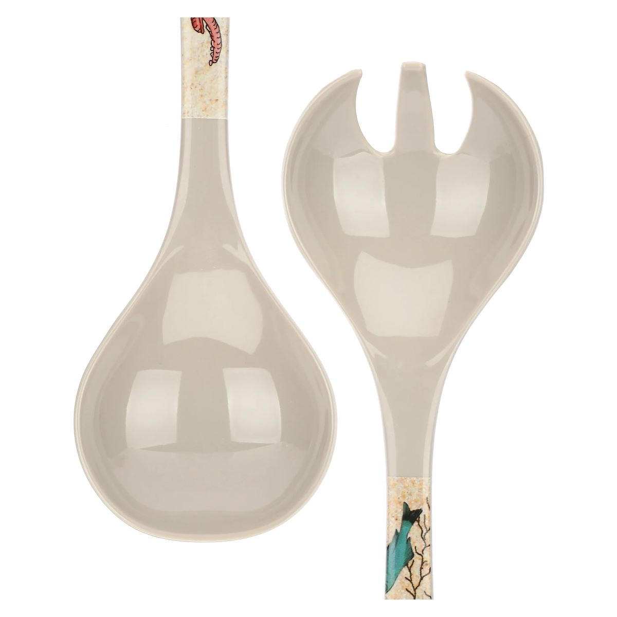 SALATBESTECK 29 x 7 cm Sea Life - Multicolor, Kunststoff (24.5cm)