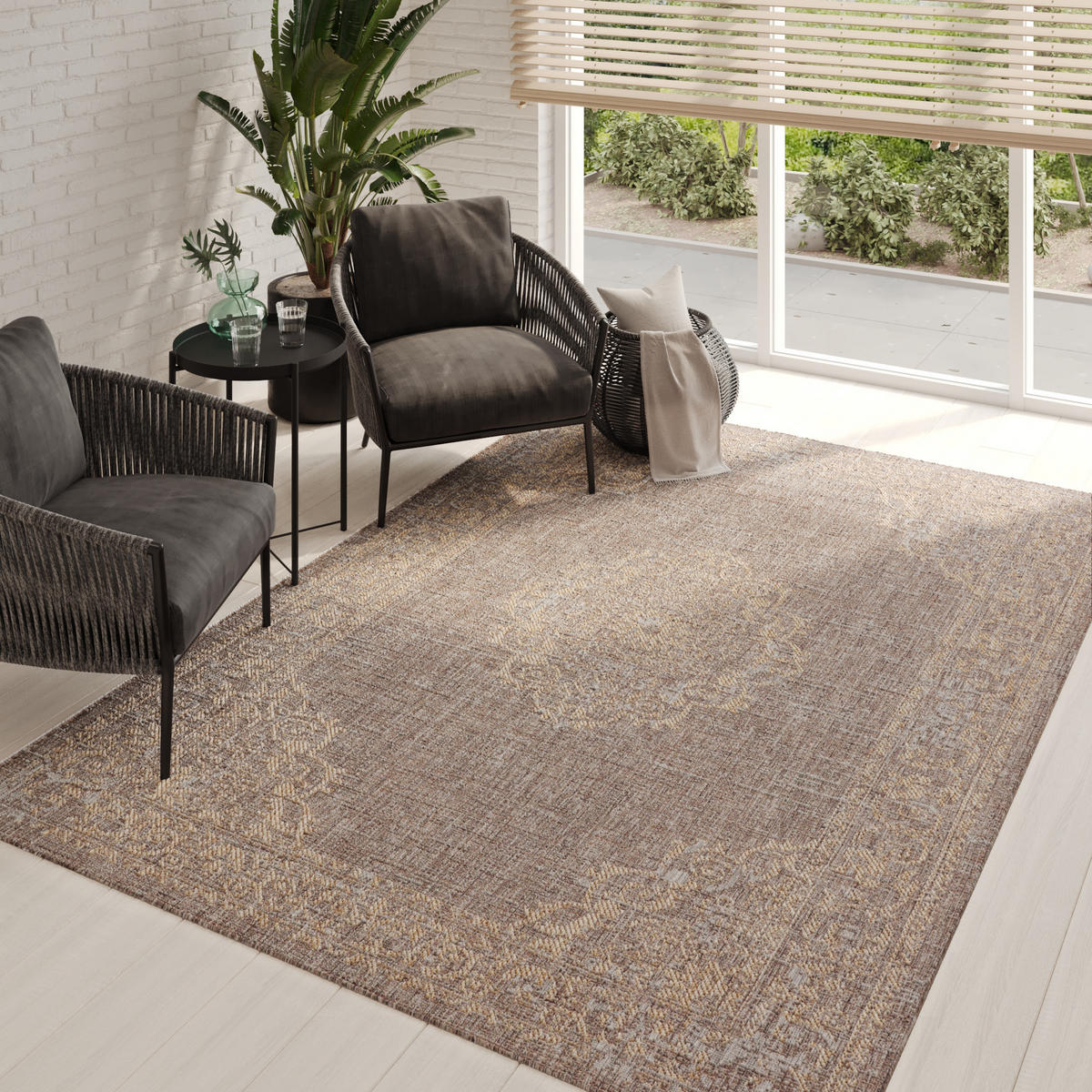 TEPPICH MELISSA BRAUN 240/300 cm - Braun, Textil (240/300cm) - Tapiso