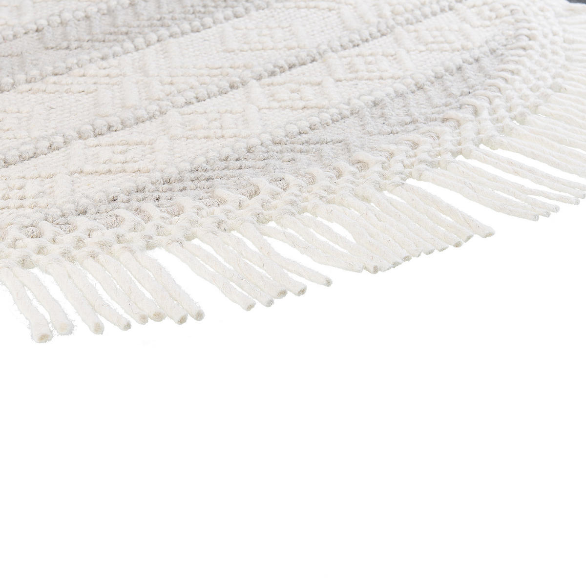 KURZFLOR-TEPPICH Baltalar 140/140 cm - Beige, Textil (140/140cm) - Beliani
