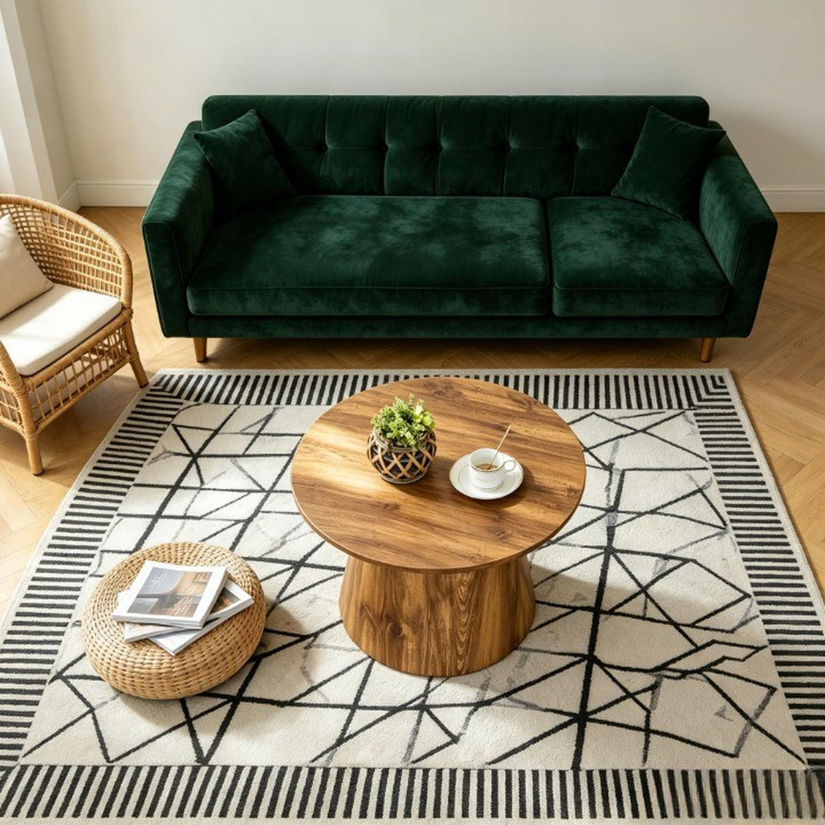 BEISTELLTISCH Natur 60/60/35 cm - Naturfarben, Holzwerkstoff (60/60/35cm) - PANGIVO