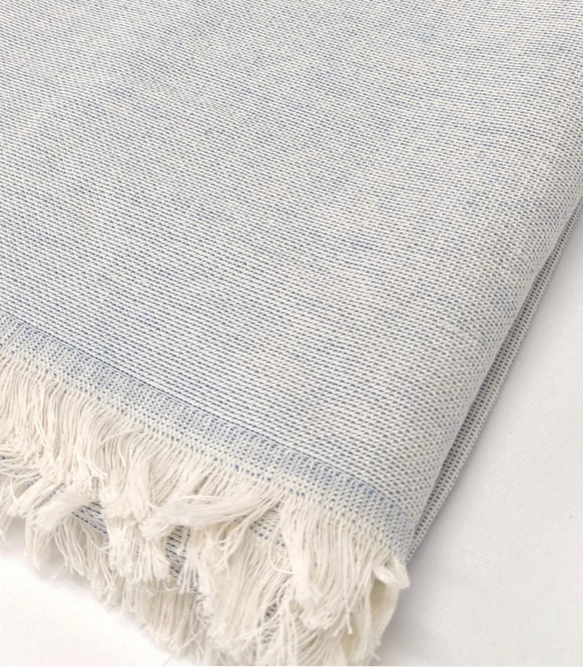 STRANDTUCH Breeze. Bio-Baumwolle. 100x175 cm. Blau - Blau, Textil (100/175cm) - SOWL