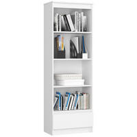 MEHRZWECKSCHRANK Weiß 60x180x35 cm - Weiß, Holzwerkstoff (60/180/35cm) - Akord