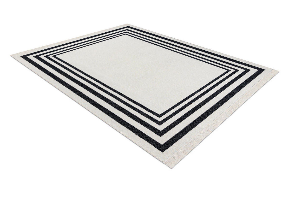 TEPPICH TWIN 140/190 cm - Schwarz, Textil (140/190cm) - rugsX