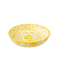 SERVIERSCHALE GRANADA PATTERN - Töpferei - Gelb - Multicolor, Keramik (25/6/25cm) - J-Line