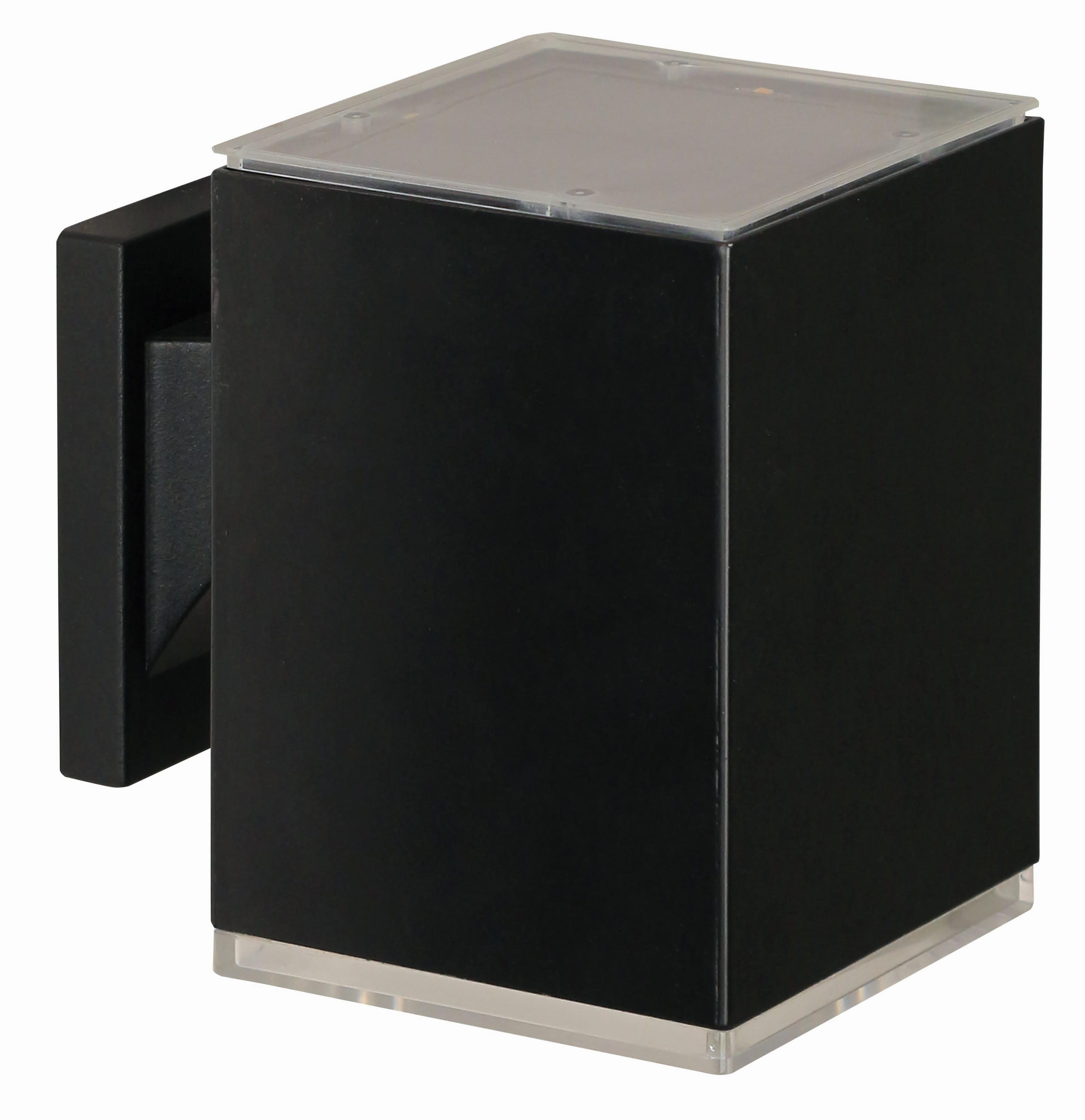 WANDLEUCHTE 16.7/15.5/11cm - Schwarz, Metall (16.7/15.5/11cm) - Luxform