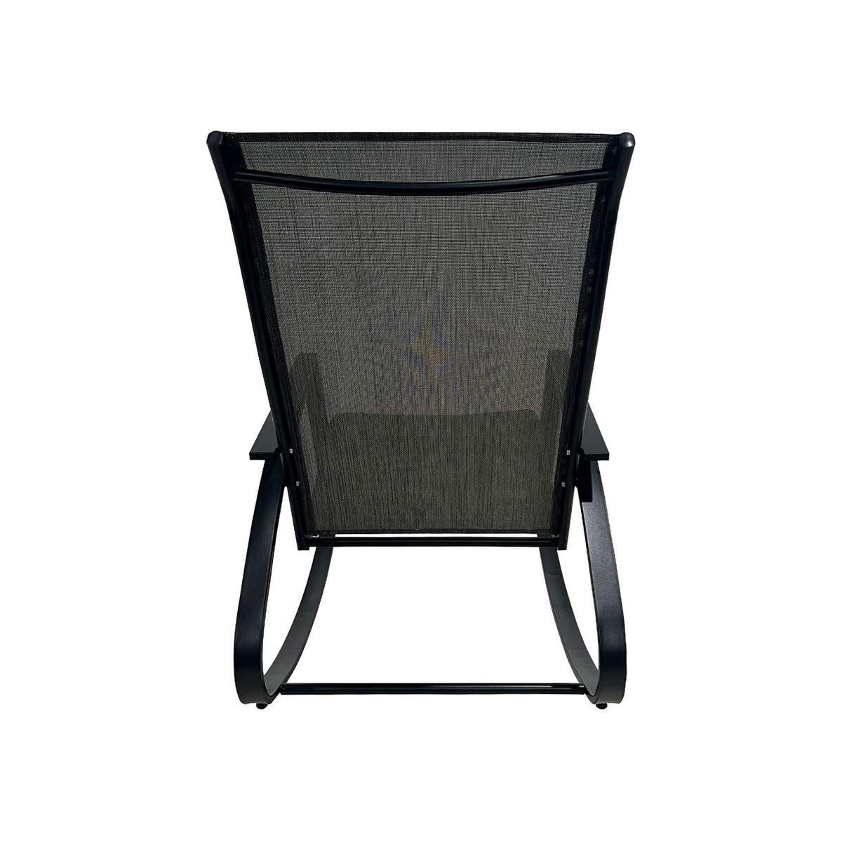 SCHAUKELLIEGE Dunkelgrau 104/60/94 cm - Dunkelgrau, Metall (104/94/60cm) - Mobili Rebecca
