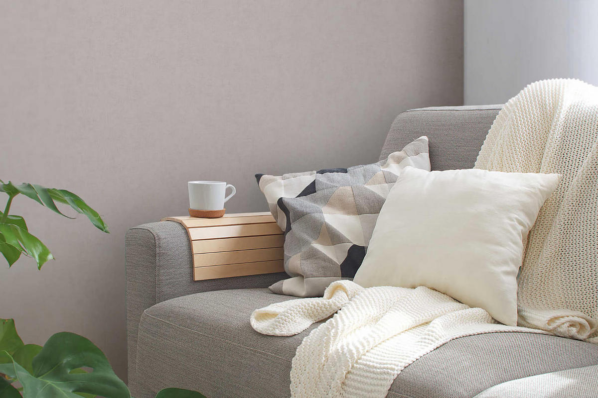 VLIESTAPETE Grau 53/1005 cm - Braun, Kunststoff/Textil (53/1cm) - KUNSTLOFT