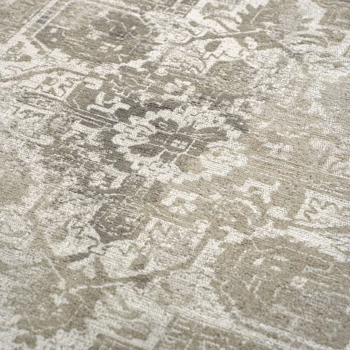 TEPPICH Suede Tabriz 170/240 cm - Grau, Textil (170/240cm) - Louis De Poortere