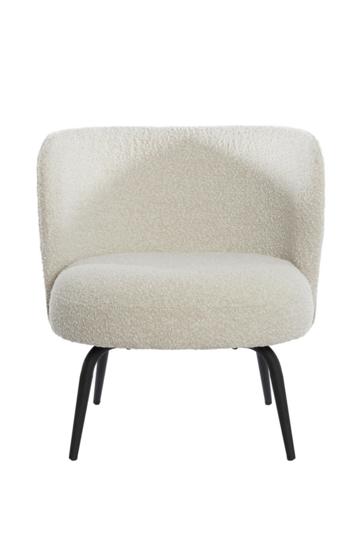 SESSEL Dieyda Braun 68/67/72 cm - Weiß, Textil (67/72/68cm) - Light & Living