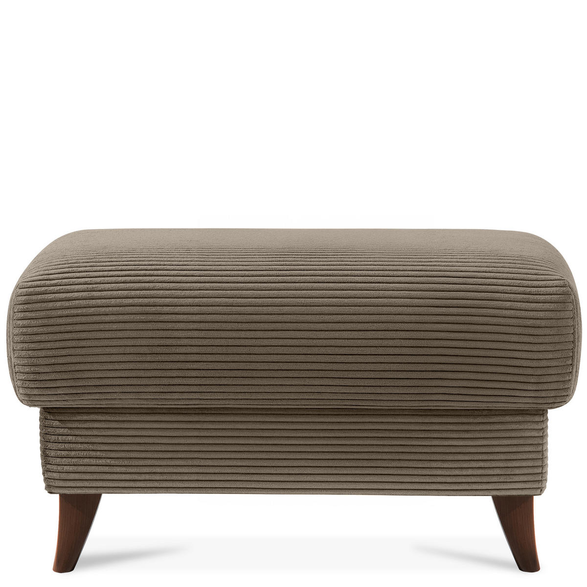 HOCKER GUSTAVO II, Beige - Beige/Braun, Holz/Holzwerkstoff (92/49/92cm) - KONSIMO®