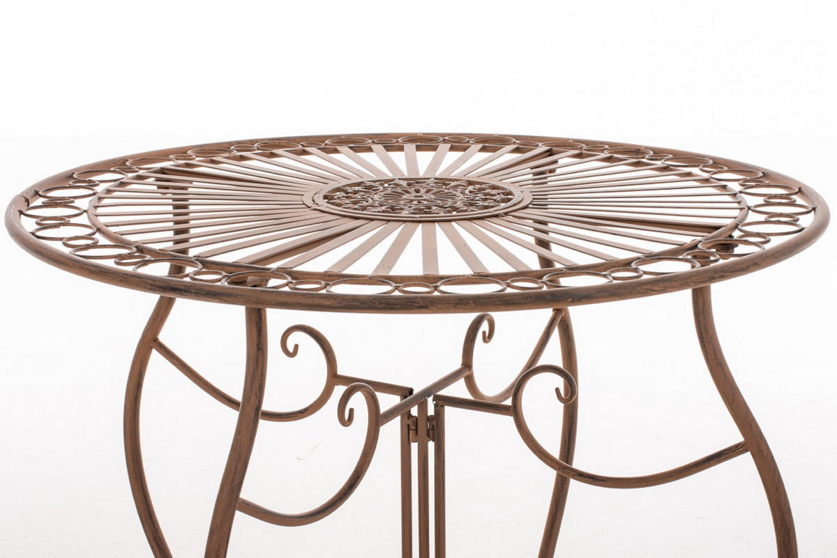 SITZGRUPPE Aldanu antik braun - Braun, Metall - TPFGarden