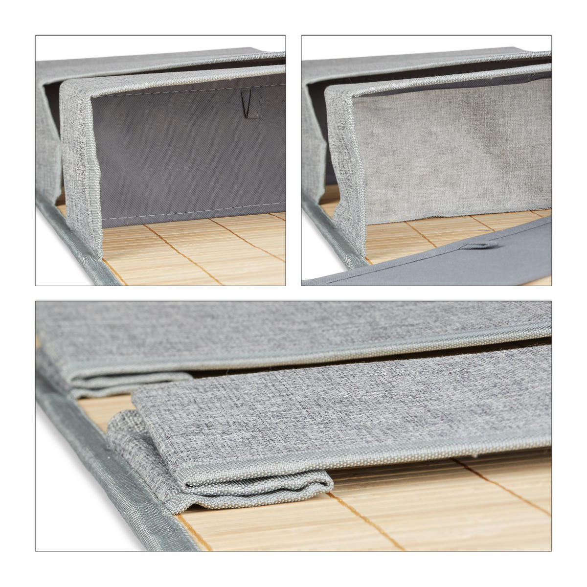 ZAVESNÉ uskladnenie - viacfarebná, drevo/textil (33/62/12cm) - Relaxdays