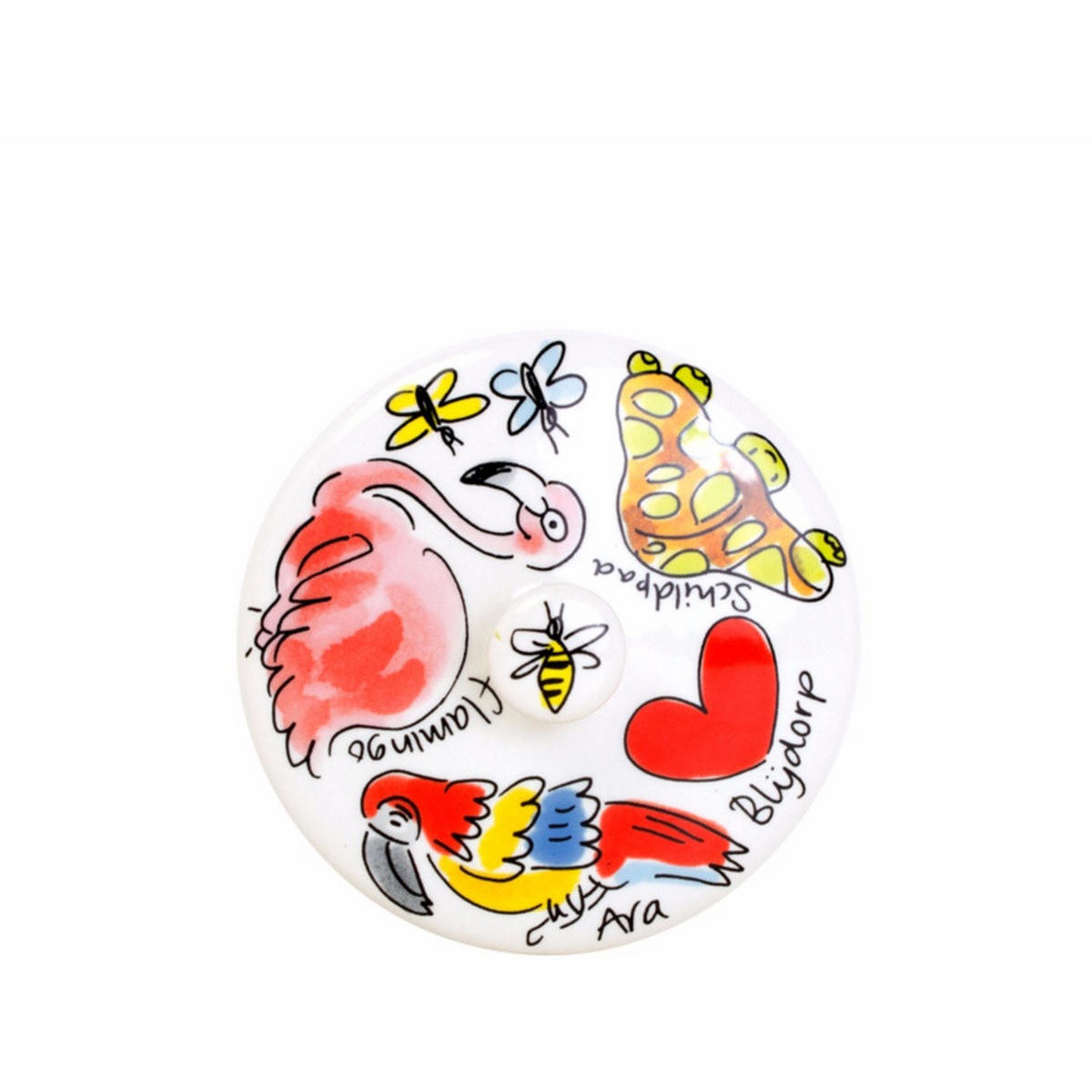 VORRATSDOSE Blijdorp in Bunt - 12,5 x 17,5cm - Multicolor, Keramik (12.5/17.5/12.5cm) - Blond Amsterdam