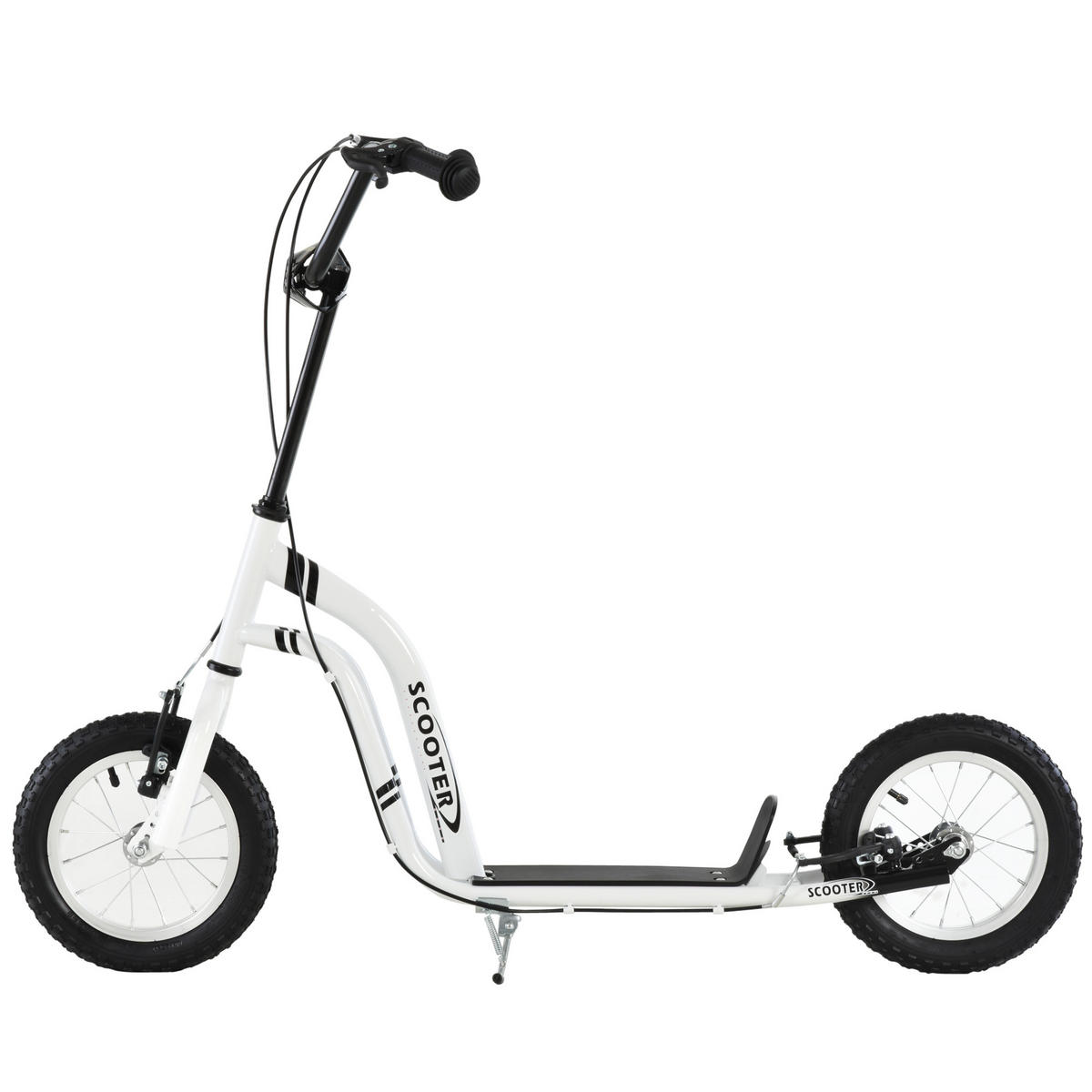 TROTTINETT 12 Zoll Weiss - Weiß, Kunststoff/Metall (85/120/58cm) - Jamb