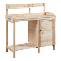 PFLANZTISCH Alessano - Naturfarben, Holz (46/107/110cm) - casa.pro
