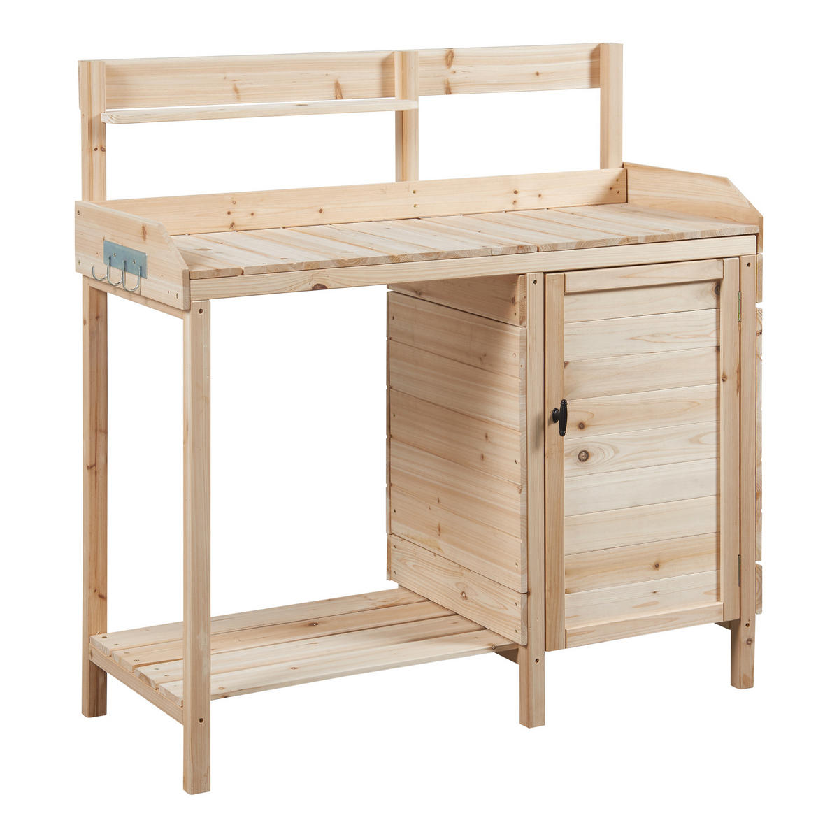 PFLANZTISCH Alessano - Naturfarben, Holz (46/107/110cm) - casa.pro