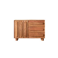 WASCHTISCHUNTERSCHRANK Olga Natur aus Akazie - Naturfarben, Holz (120/80/46cm) - Tikamoon