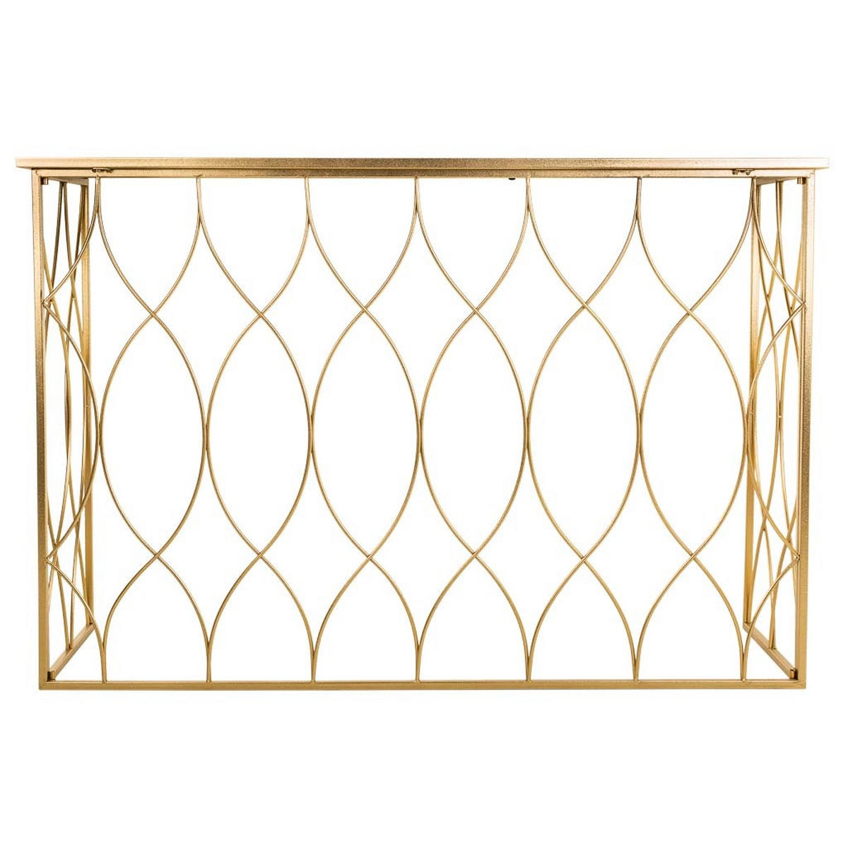 KONSOLE 120x40x80 cm - Goldfarben, Metall (40/120/80cm) - Wanderlust