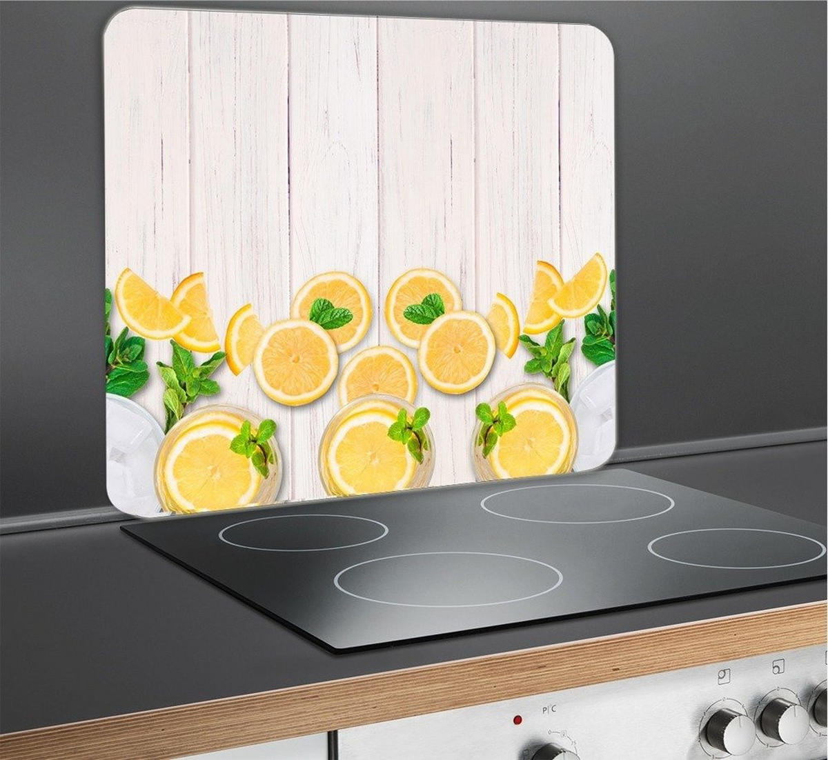 HERDABDECKPLATTE aus gehärtetem Glas 50/56 cm - Multicolor, Glas (56/50cm) - Wenko