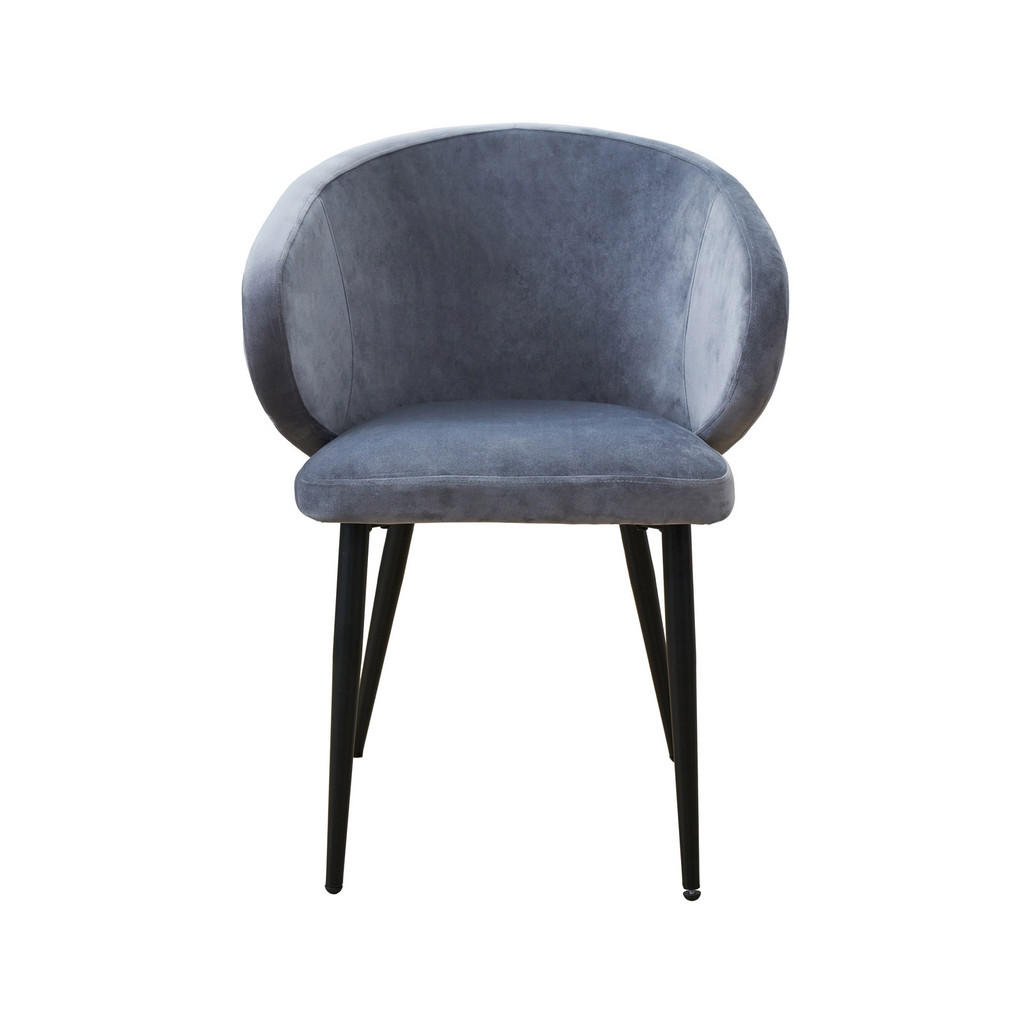 Thumbnail - Svita Esszimmerstühle, Dunkelgrau, Textil, 57x77x56 cm, Esszimmer, Stühle, Esszimmerstühle, Vierfußstühle