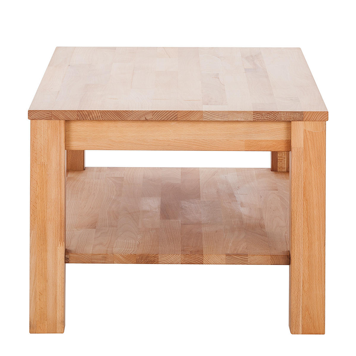 COUCHTISCH - Kernbuche Massiv - Kernbuche, Holz (60/100/45cm) - home24