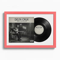 SCHALLPLATTEN BILDERRAHMEN 40/60 2er Set - Rot, Holz (60/40cm) - K-Möbel