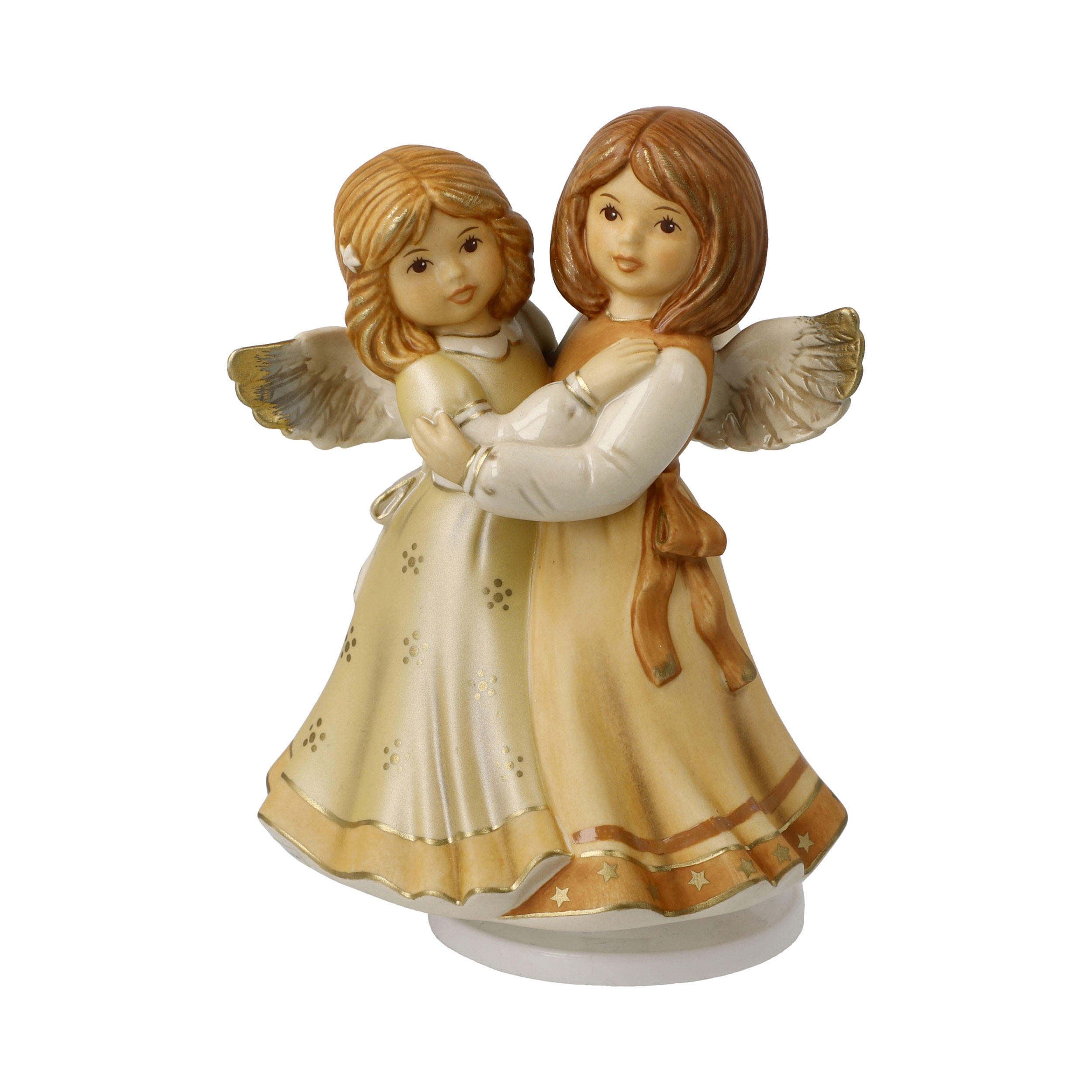 Goebel Engelfigur Beige 8.5x16x14 cm