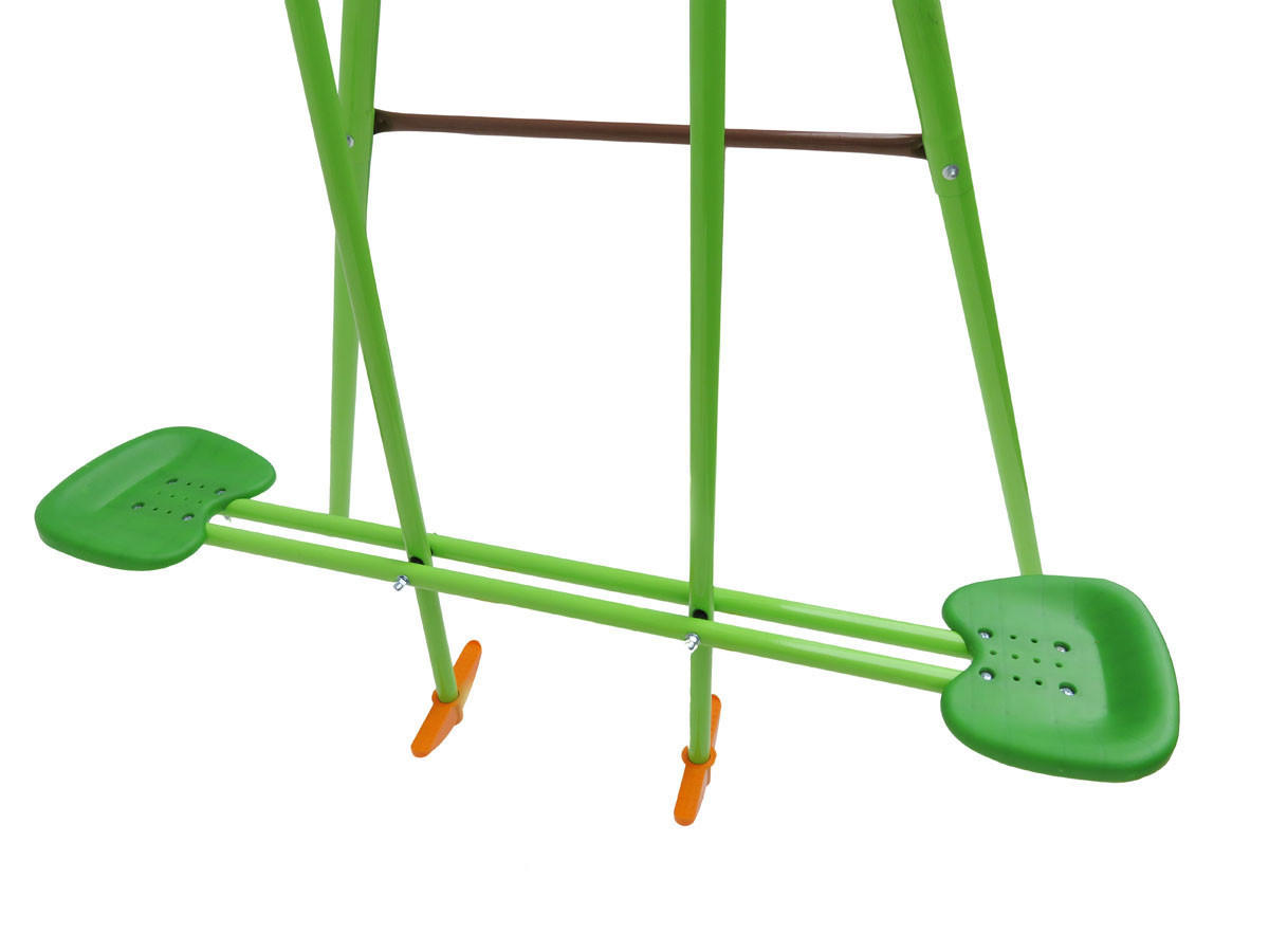 KLETTERGERÜST AUS STAHL leo Grün - Grün, Metall (156/196/297cm) - Habitat Garten