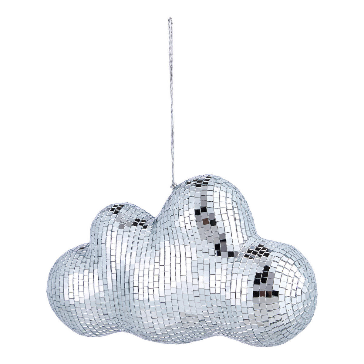 DEKO-WOLKE Disco - Silberfarben, Glas/Kunststoff (9/14/25cm) - Butlers