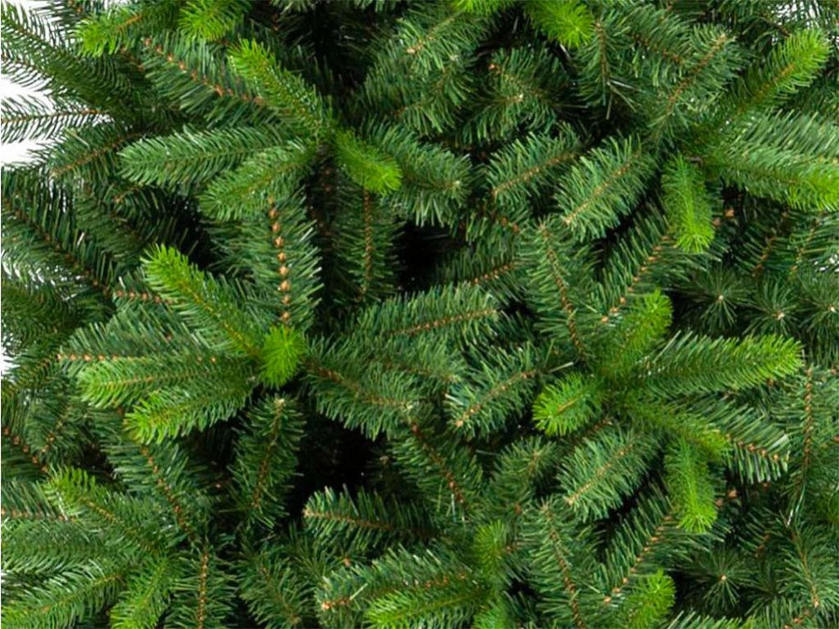 WEIHNACHTSBAUM künstlicher LAURIN 210 cm, grün, 2D/3D, 1139 Zweige, inkl. Metallständer - Grün, Kunststoff/Metall (106/210cm) - LAALU