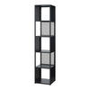 STANDREGAL Finspång - Schwarz, Metall (38/185/38cm) - [en.casa]