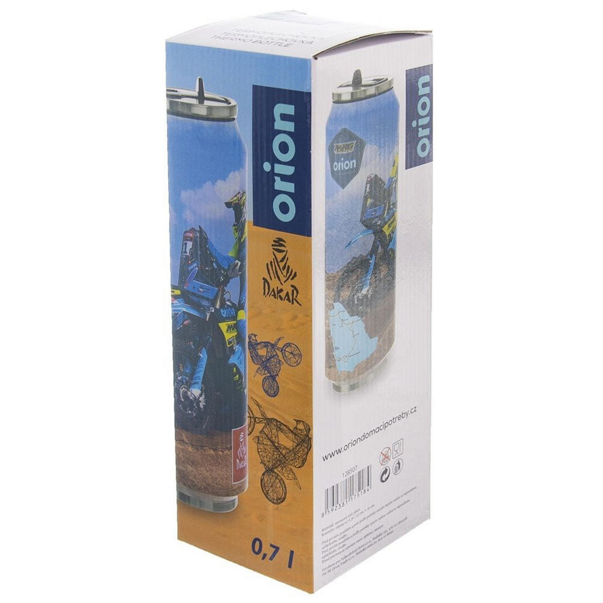 THERMOBECHER Dose Dakar 700 ml Mehrfarbig - Multicolor, Metall (0.7L) - Orion 
