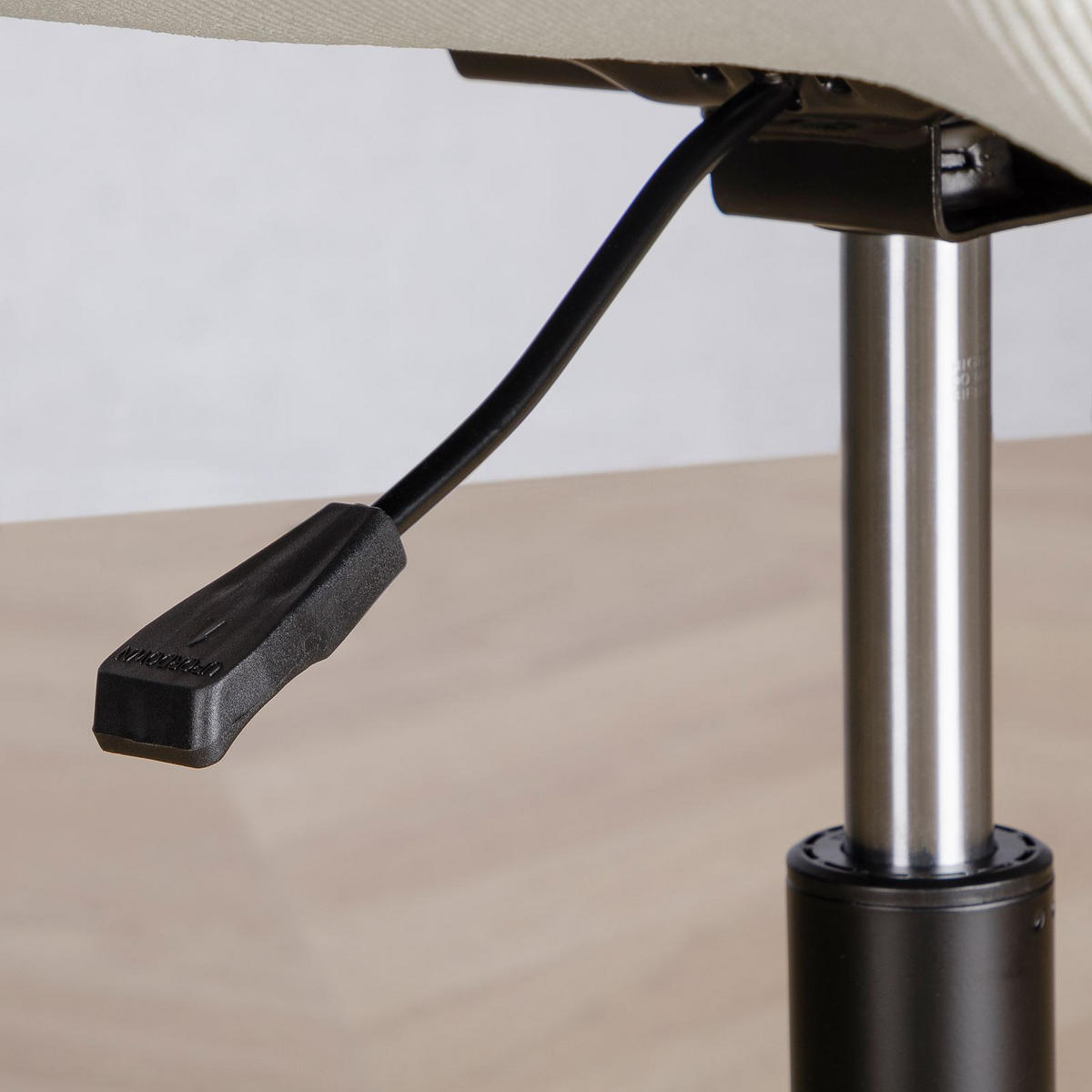 DREHSTUHL VASILO - Beige, Textil (54/80/61cm) - IDIMEX