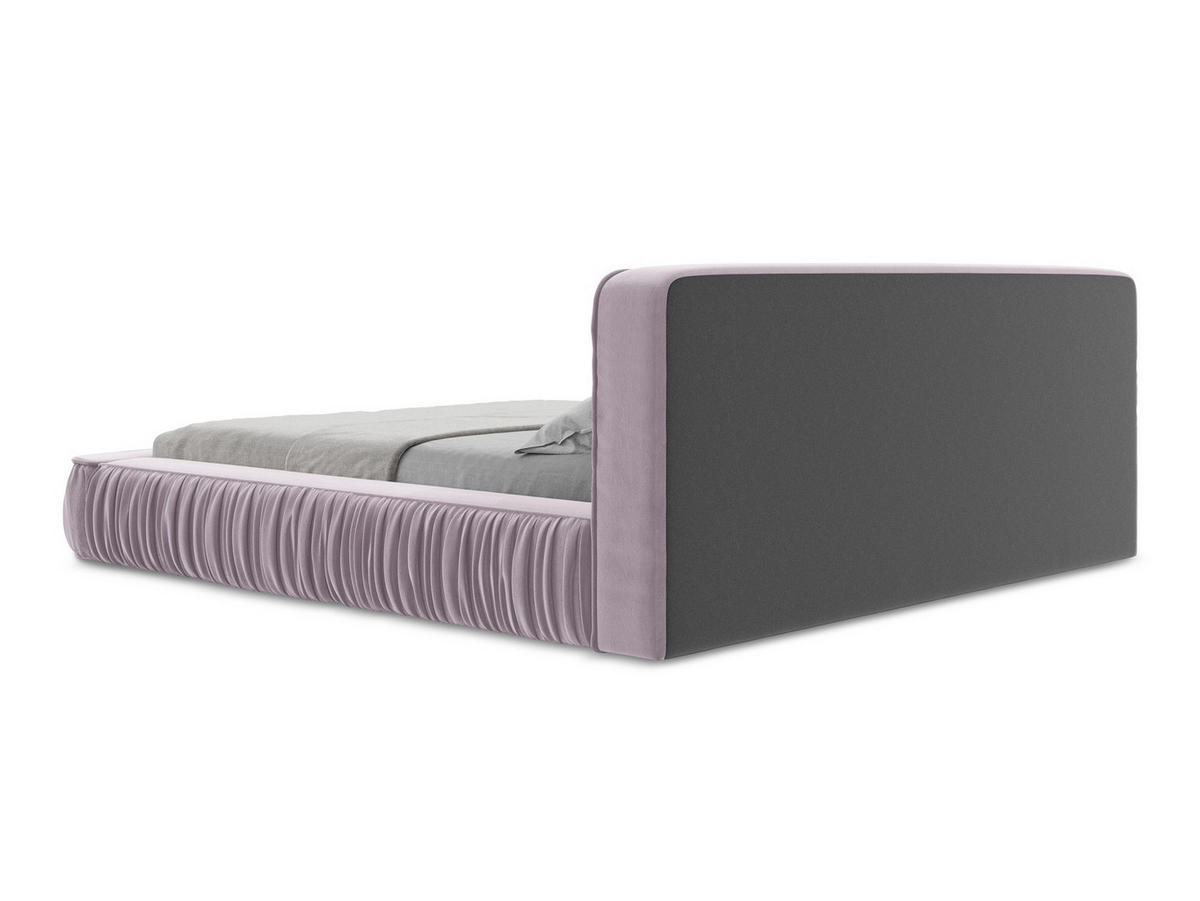 POLSTERBETT mit Bettkasten und Lattenrost 178x238 Violett - Lila/Flieder, Kunststoff/Textil (140/200cm) - Makamii