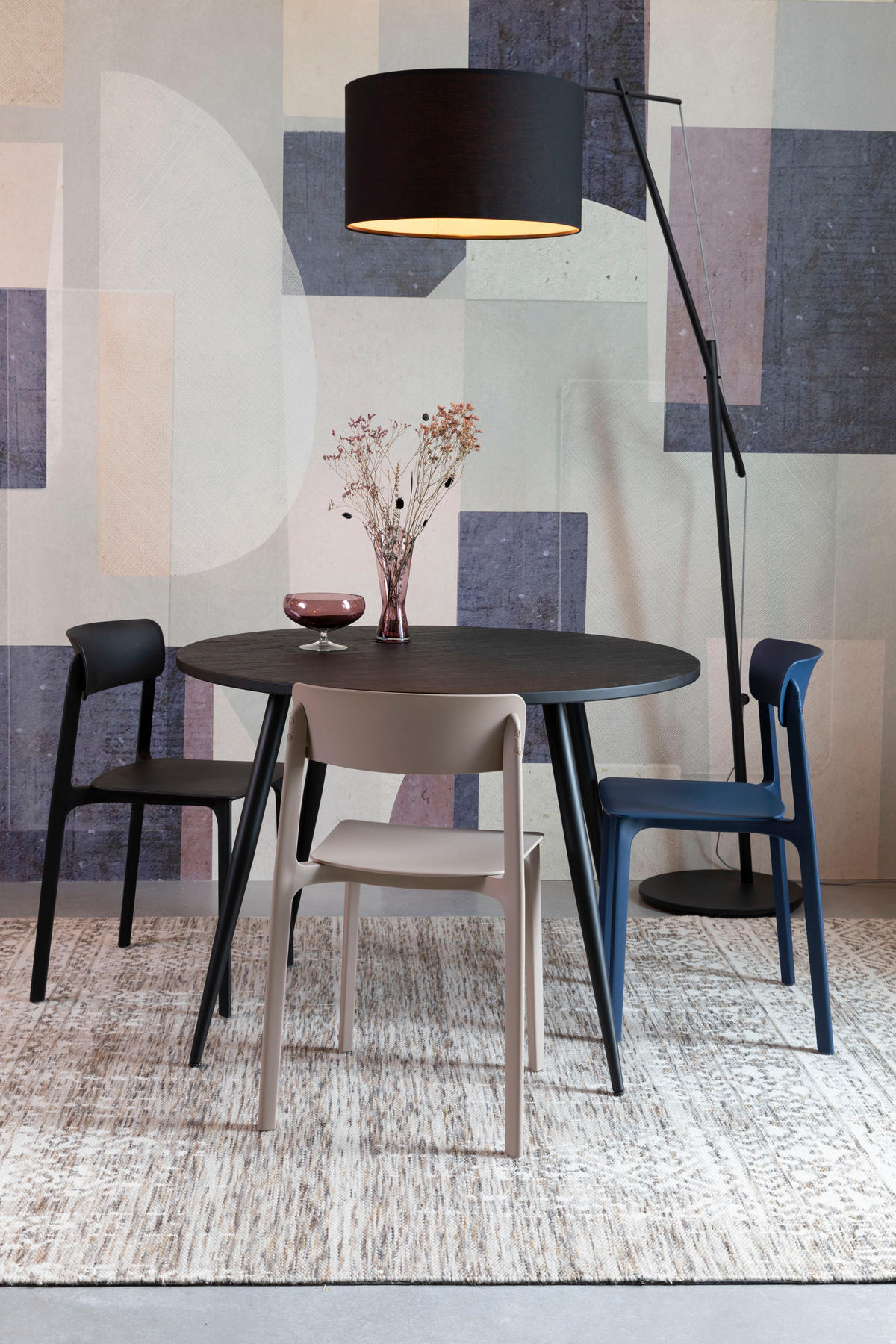 ESSZIMMERSTUHL Clive - Braun - 47/48/79 cm - 4er-Set - Braun, Kunststoff (48/79/47cm)